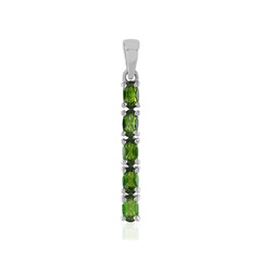 Russian Diopside Silver Pendant