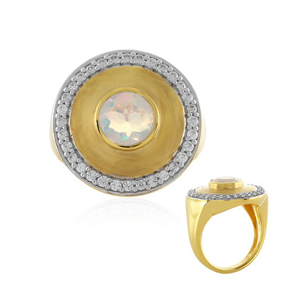 Welo Opal Silver Ring (MONOSONO COLLECTION)