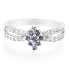 Tanzanite Silver Ring