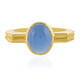 Blue Chalcedony Silver Ring (MONOSONO COLLECTION)