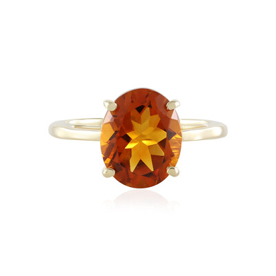 9K Madeira Citrine Gold Ring