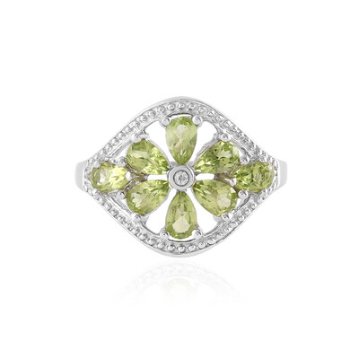 Peridot Silver Ring