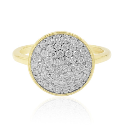 14K SI1 (G) Diamond Gold Ring (Annette)