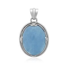 Aquamarine Silver Pendant