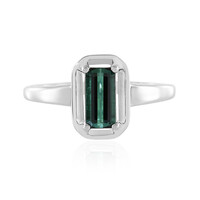 Benedito Green Tourmaline Silver Ring