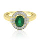 14K Zambian Emerald Gold Ring (Annette)