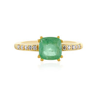 Ethiopian Emerald Silver Ring