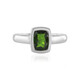 Russian Diopside Silver Ring