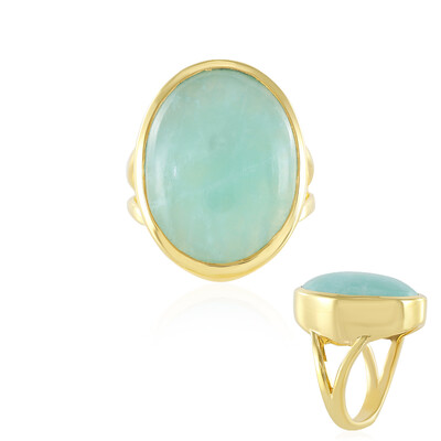 Amazonite Silver Ring