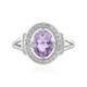 Rose de France Amethyst Silver Ring