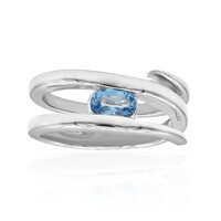 Swiss Blue Topaz Silver Ring (TPC)