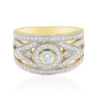 14K SI1 (G) Diamond Gold Ring