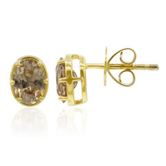 9K Hartsite Zircon Gold Earrings (Mark Tremonti)