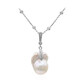 Freshwater pearl Silver Necklace (TPC)