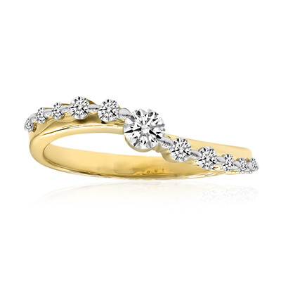 9K SI1 (G) Diamond Gold Ring (Annette)