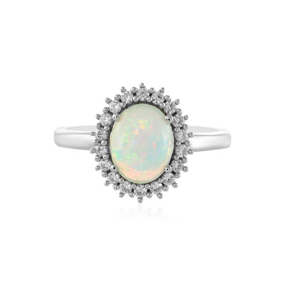 Welo Opal Silver Ring