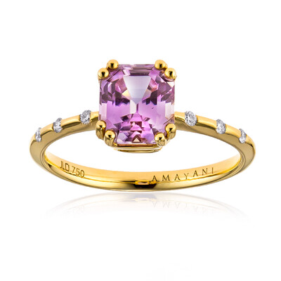 18K Pink Diaspore Gold Ring (AMAYANI)