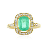 18K Ethiopian Emerald Gold Ring (AMAYANI)