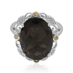 Smoky Quartz Silver Ring