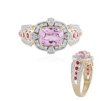 9K Patroke Kunzite Gold Ring (SUHANA)