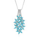 Sleeping Beauty Turquoise Silver Pendant