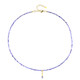 Tanzanite Silver Necklace