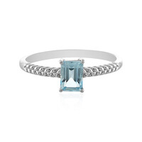 Sky Blue Topaz Silver Ring