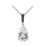 White Topaz Silver Necklace