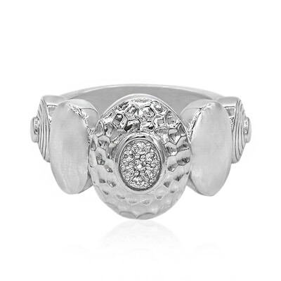 White Topaz Silver Ring (MONOSONO COLLECTION)