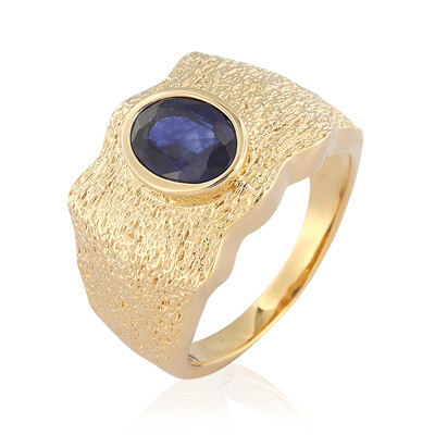 Madagascar Blue Sapphire Silver Ring (de Melo)