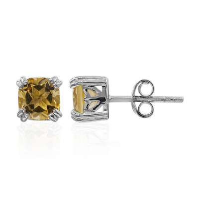 Citrine Silver Earrings