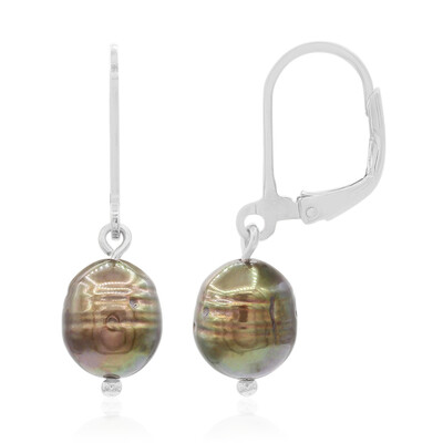 Freshwater pearl Silver Earrings (TPC)