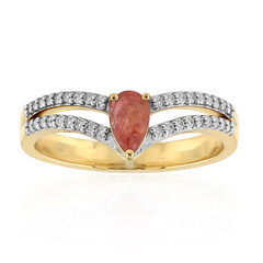 18K Pezzottaite Gold Ring