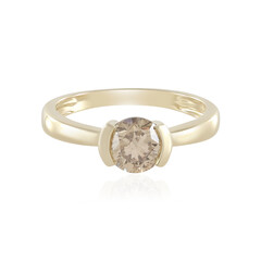 14K I2 Champagne Diamond Gold Ring