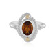 Madeira Citrine Silver Ring (Granulieren)