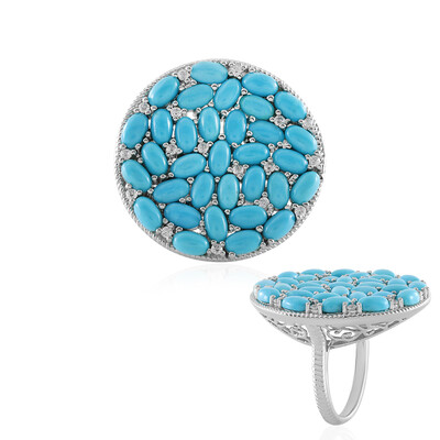 Sleeping Beauty Turquoise Silver Ring (Faszination Türkis)