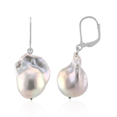 Silver Freshwater Pearl Silver Earrings (TPC)