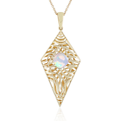 9K Welo Opal Gold Necklace (Ornaments by de Melo)