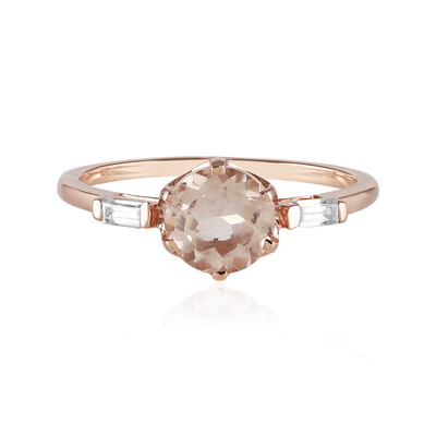 9K Madagascan Morganite Gold Ring