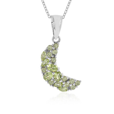 Peridot Silver Necklace