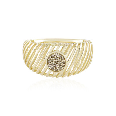 9K I2 Champagne Diamond Gold Ring (Ornaments by de Melo)