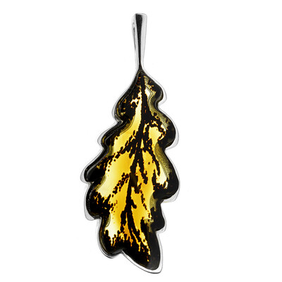 Baltic Amber Silver Pendant (dagen)