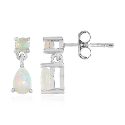 Welo Opal Silver Earrings