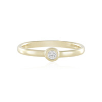 9K FL (E) Diamond Gold Ring (de Melo)