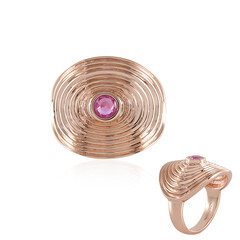 Madagascar Pink Sapphire Silver Ring