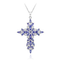 Tanzanite Silver Necklace