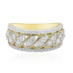 9K SI2 (G) Diamond Gold Ring