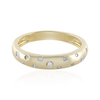 I2 (I) Diamond Silver Ring