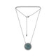 Fuchsite Silver Necklace (dagen)