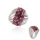 Rhodolite Silver Ring (Gems en Vogue)